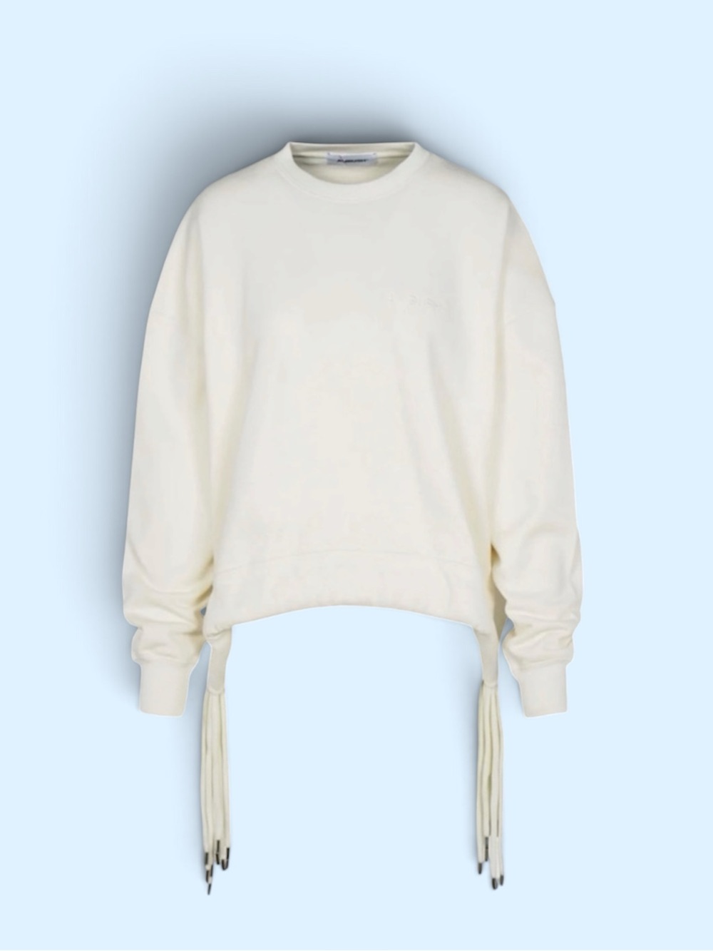 AMBUSH WOMENS MULTICORD CREW NECK SWEATSHIRT